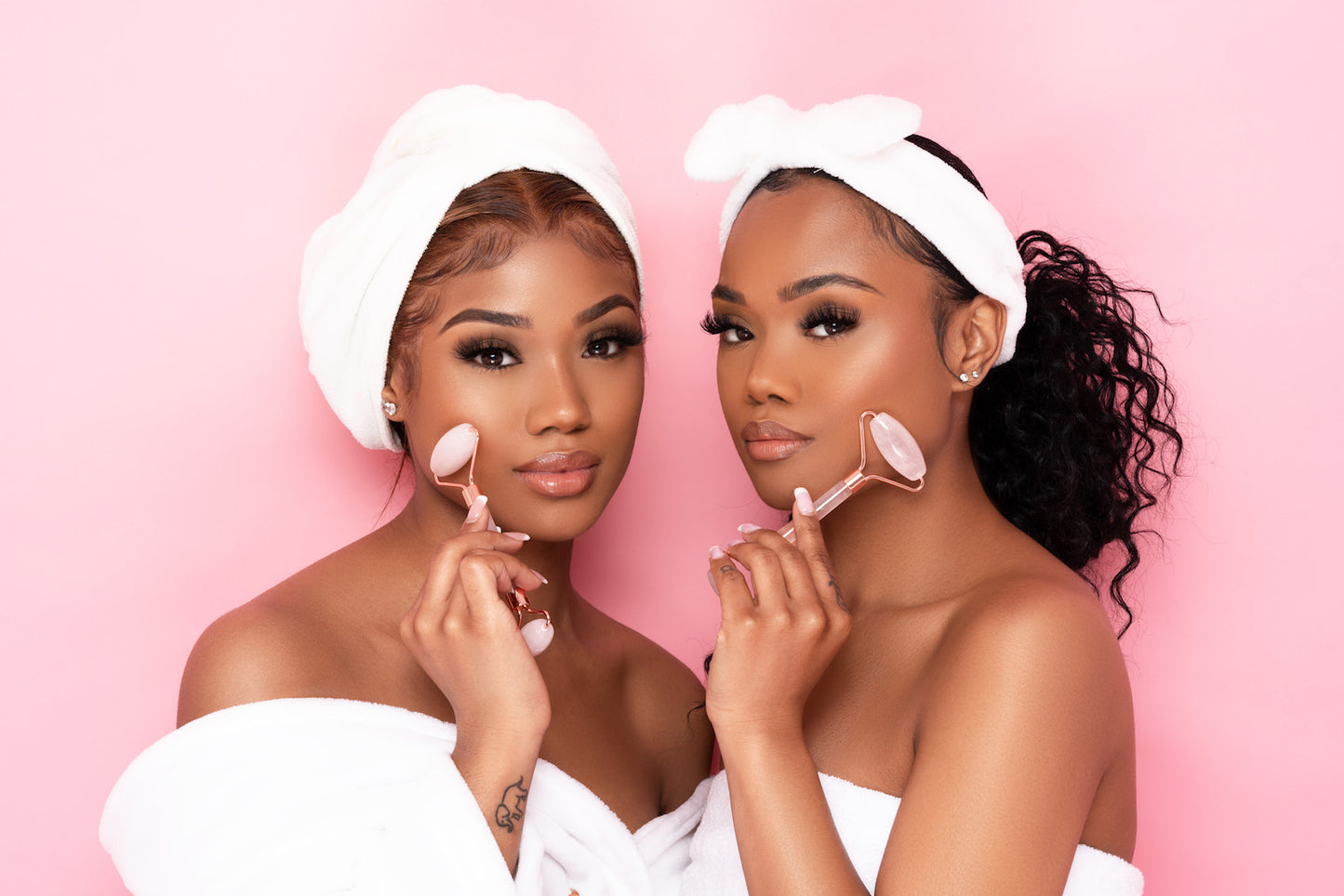 Rose Quartz Roller Set
