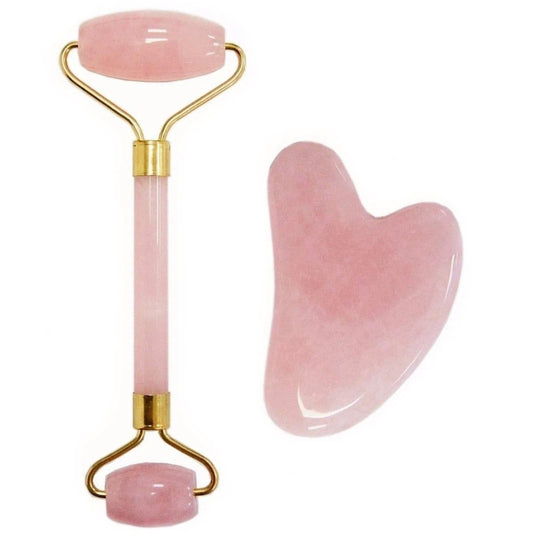 Rose Quartz Roller Set